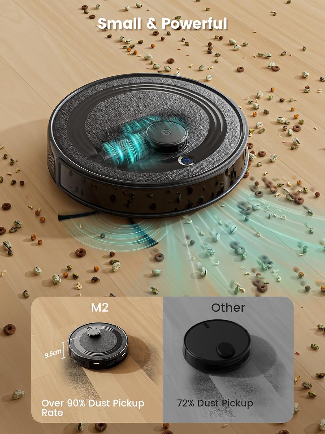 Robot Vacuum Mop 6000Pa Laser Navigation Smart Cleaner