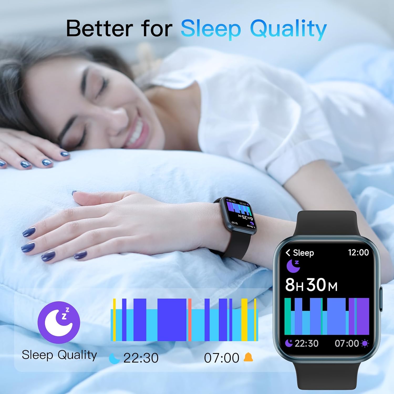 Smart Watch Bluetooth Calling Alexa 120 Sports Waterproof