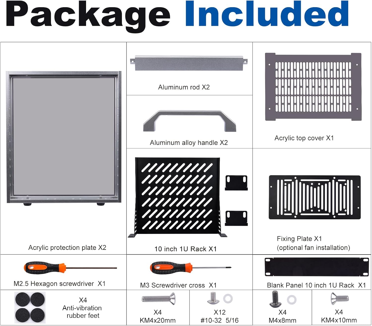 10in 4U Mini Server Rack Cabinet Desktop AV NAS
