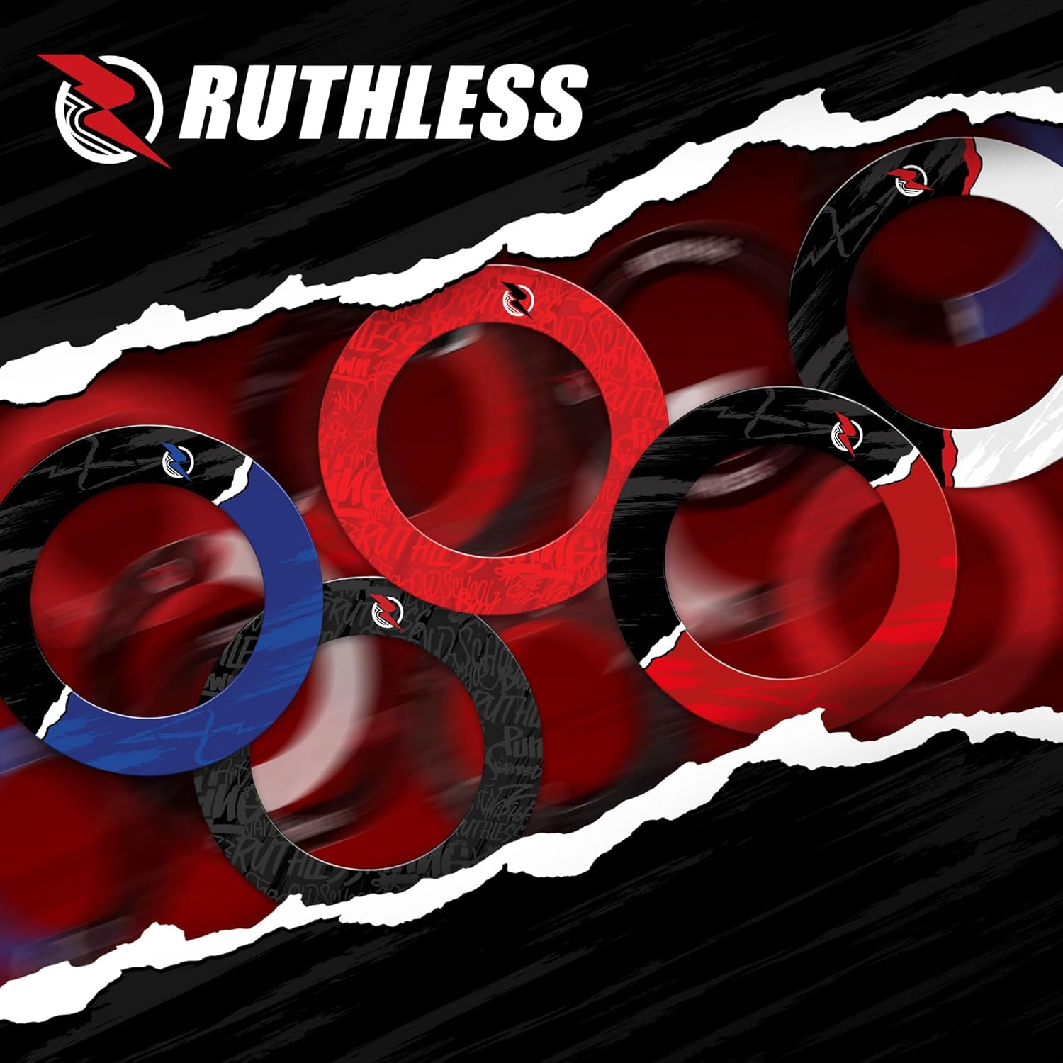 Dartboard Surround 70cm Heavy Duty Wall Protector Rubber