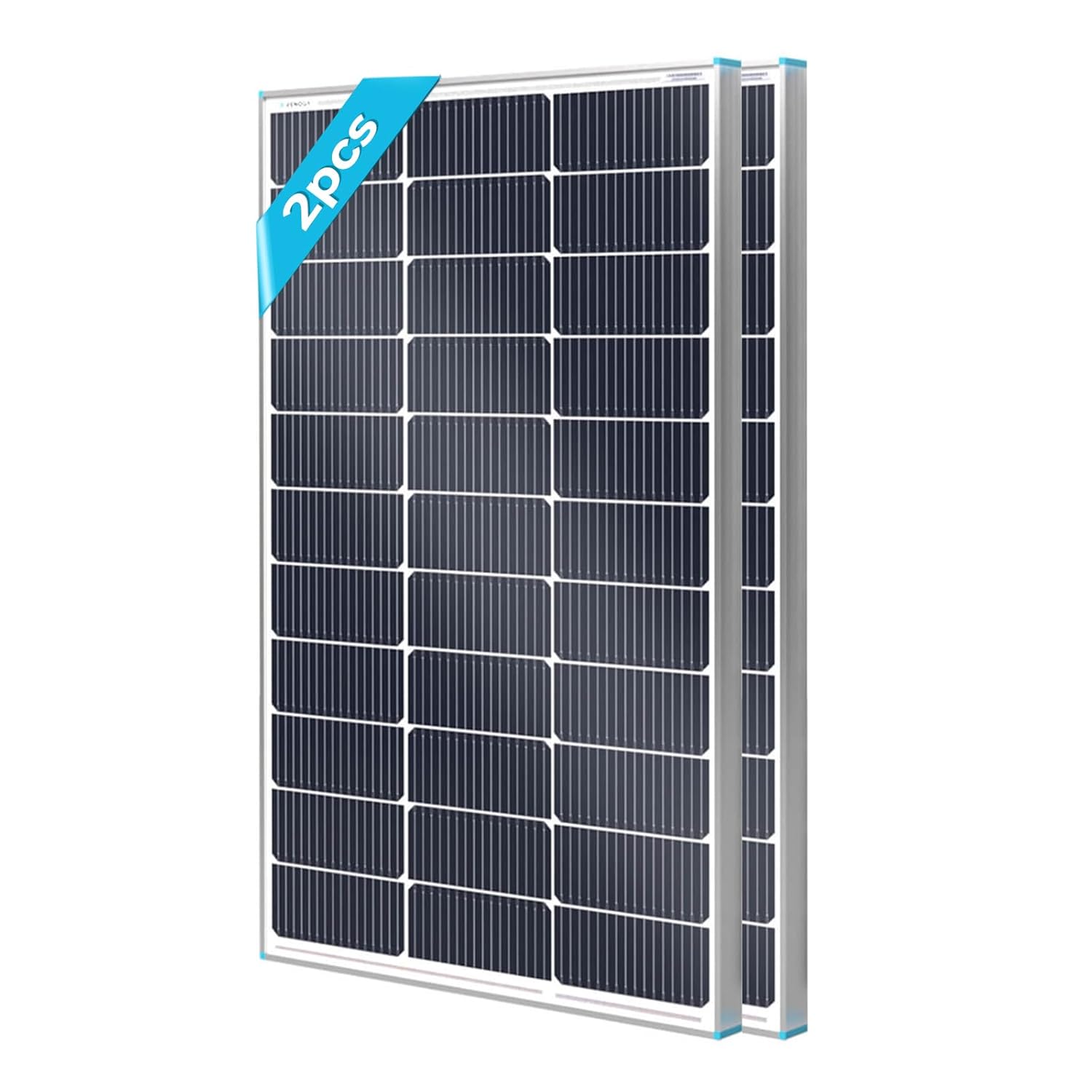 200W Solar Panel Set 2x100W Mono 25 Efficiency 12V