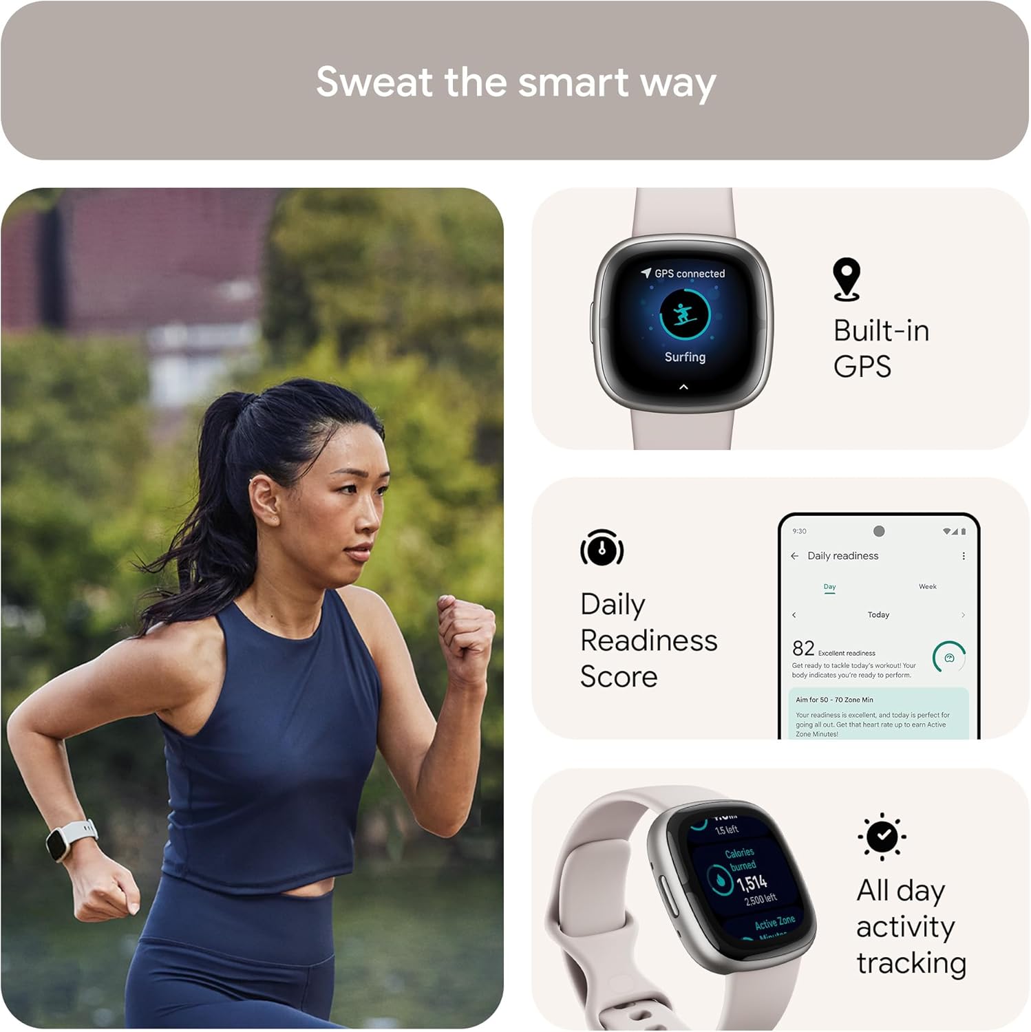 Advanced Health Smart Watch GPS ECG Stress Sleep Tracker