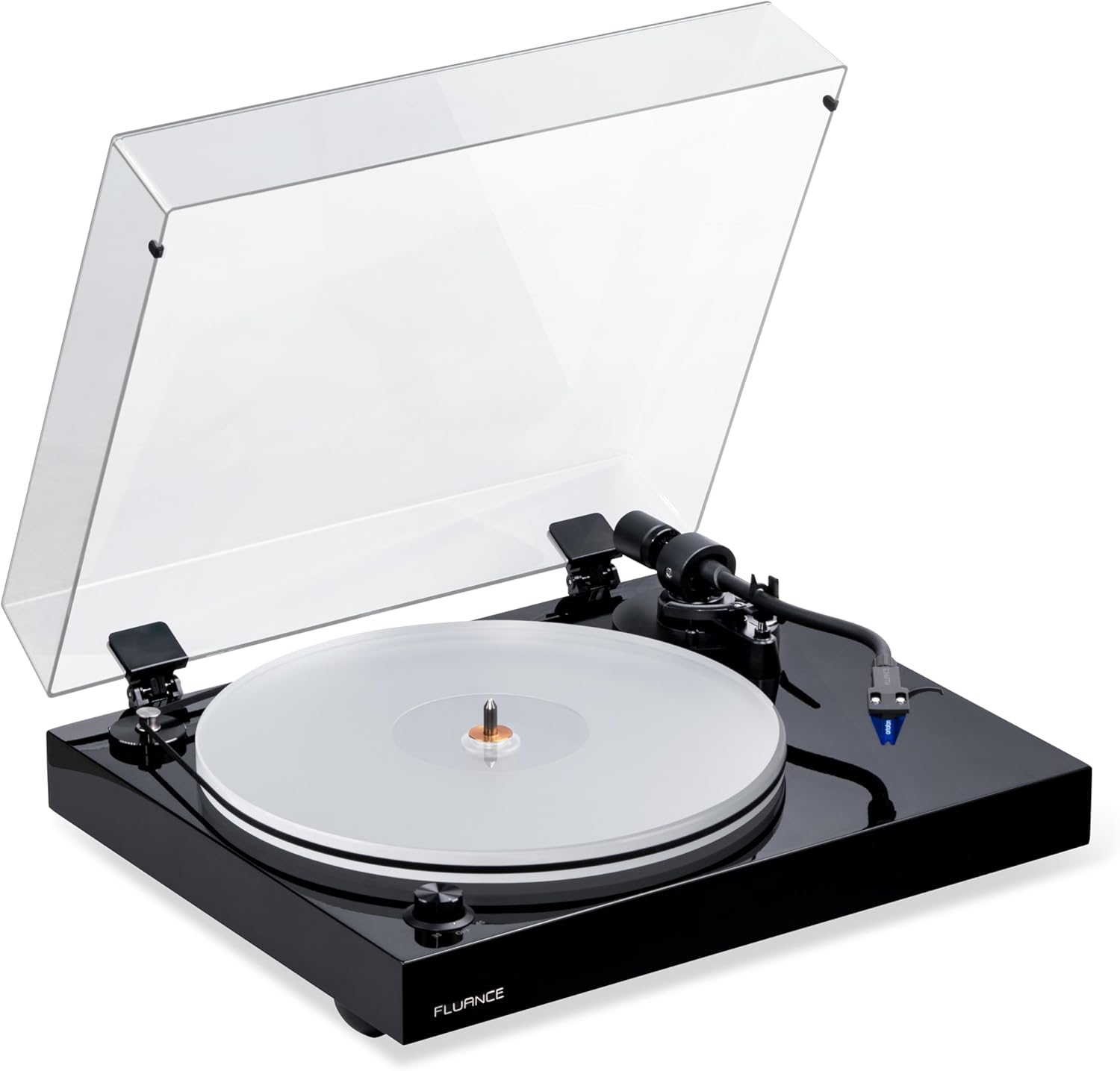 High-Fidelity Vinyl Turntable with Ortofon 2M Blue & Acrylic Platter