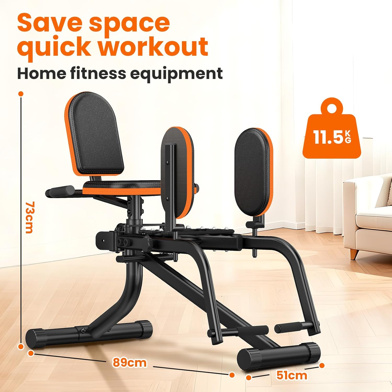 Hip Abductor Machine Adjustable Inner Thigh Glute Trainer