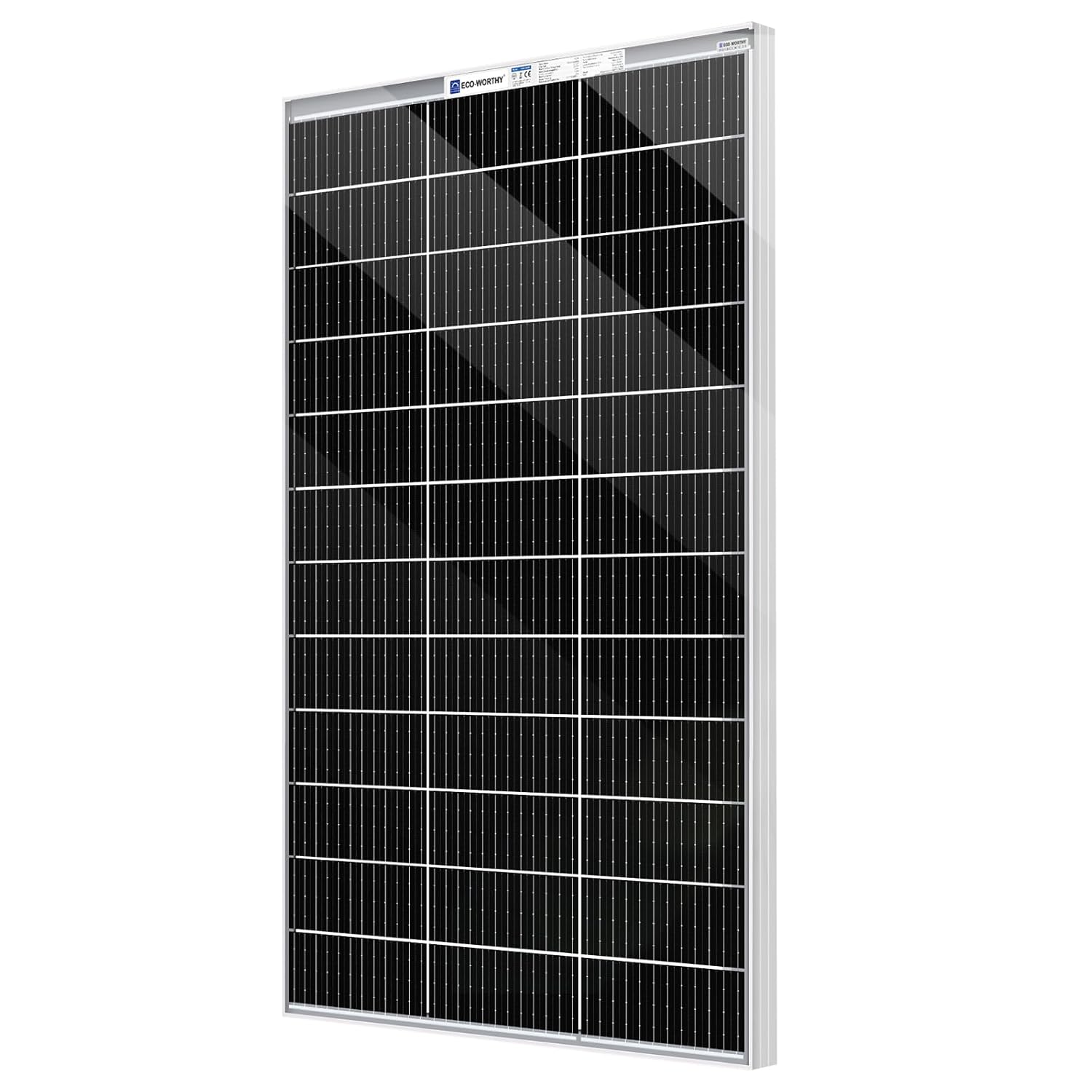 120W Bifacial Solar Panel 12V Monocrystalline RV Caravan Marine