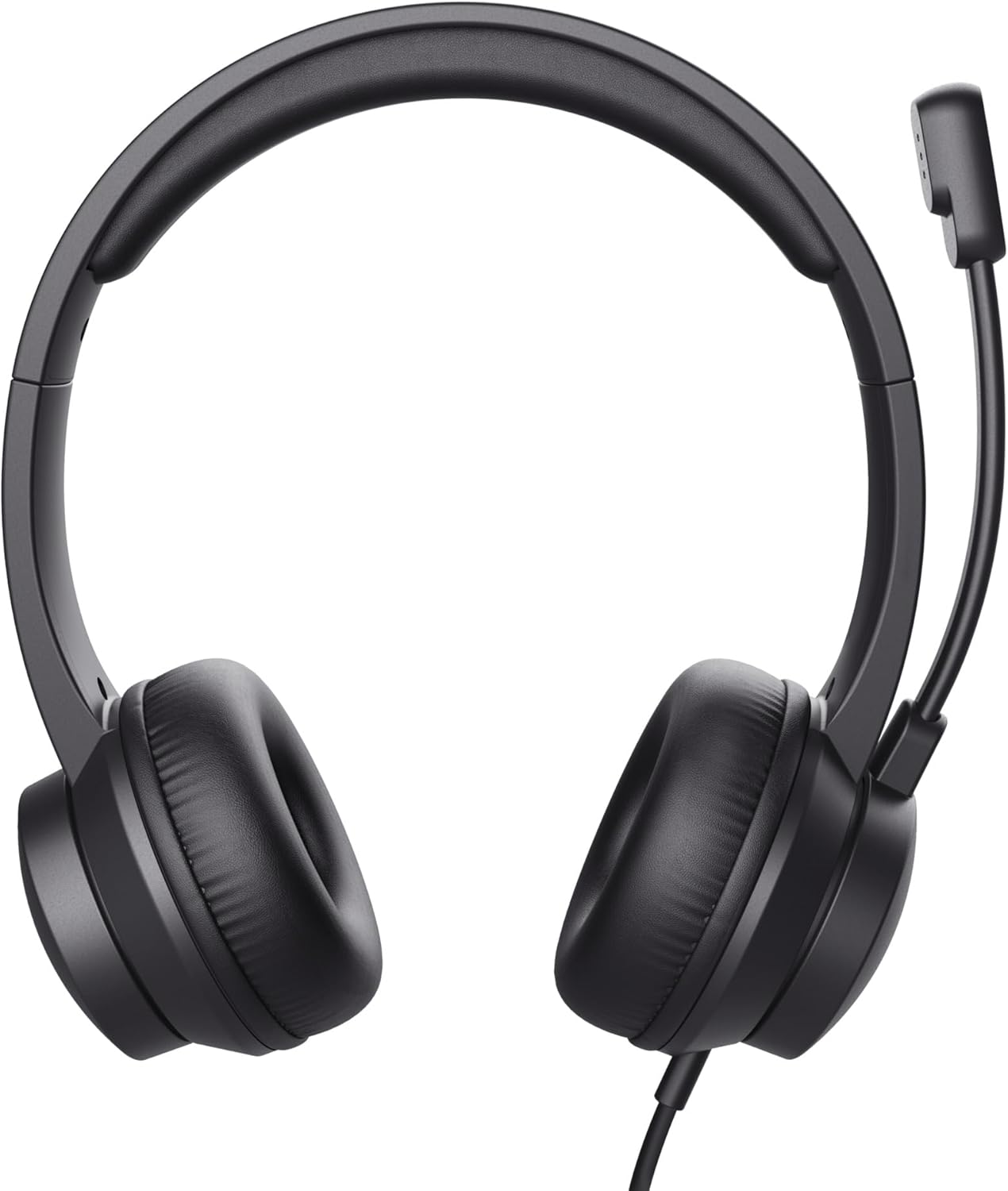 USB On Ear Headset with Mic Lightweight PC Laptop Office Calls