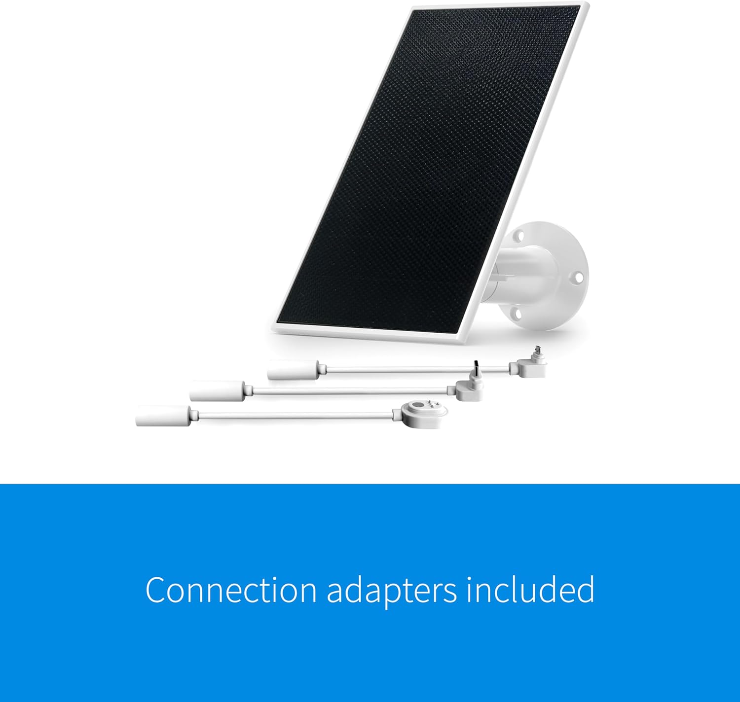 Solar Panel Charger for Wire Free Security Camera Weather Resistant
