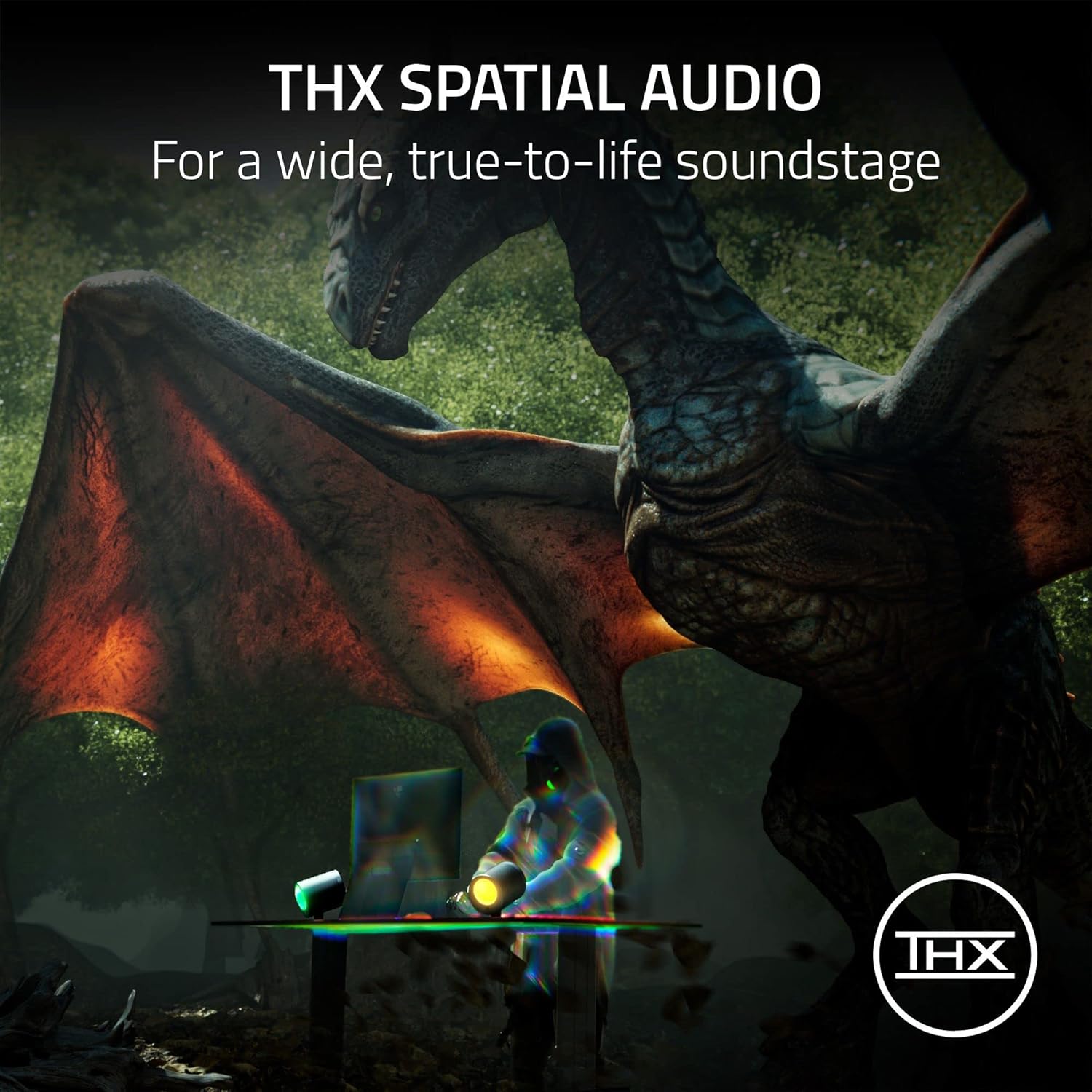 PC Gaming Speakers 2.1 Subwoofer THX Surround RGB Bluetooth