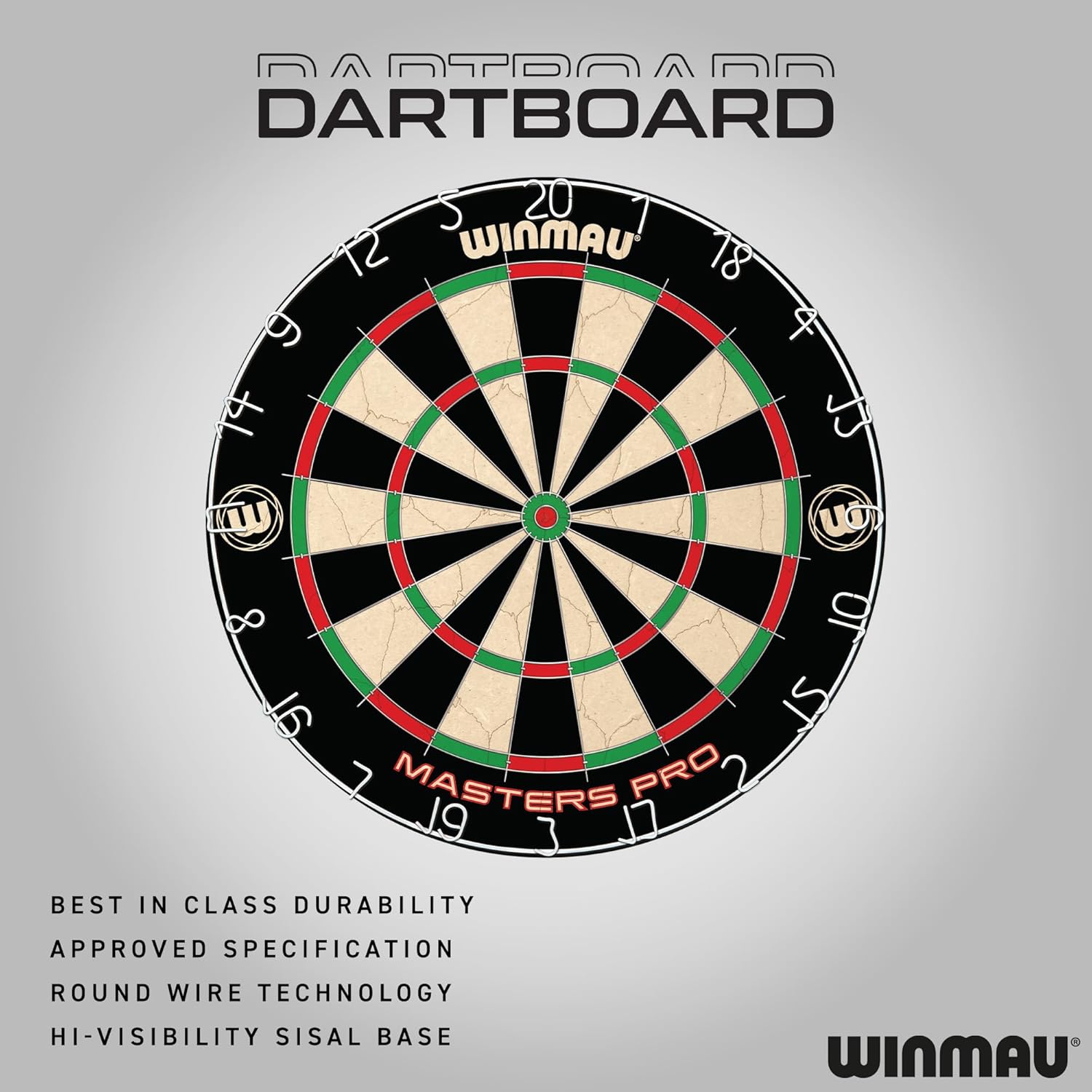 Dart Board Set with Surround Home Practice Game Room Setup