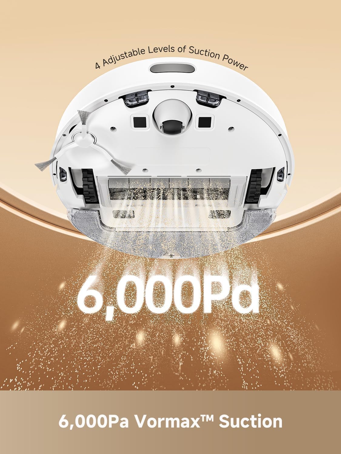Robot Vacuum Mop 6000Pa Self Empty LiDAR Mapping 90 Day Clean