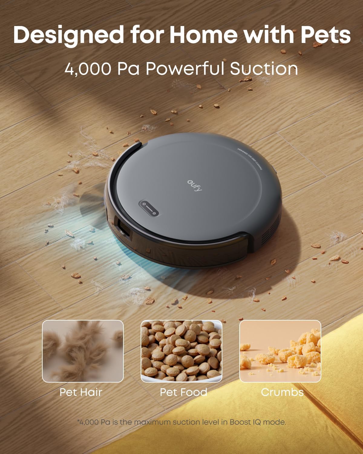 Robot Vacuum 4000Pa Self Empty Slim Laser Smart Cleaner