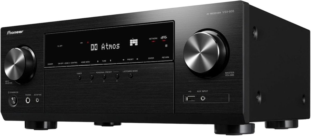 7.2 Channel AV Receiver 8K UHD HDMI Dolby Atmos Bluetooth - Kwikley