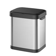 8 Gallon Touchless Trash Can Stainless Steel Soft Close Slim - Kwikley