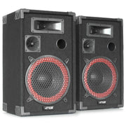 8" Passive DJ Speakers Pair 500W – Party Sound System for Events & Gigs - Kwikley