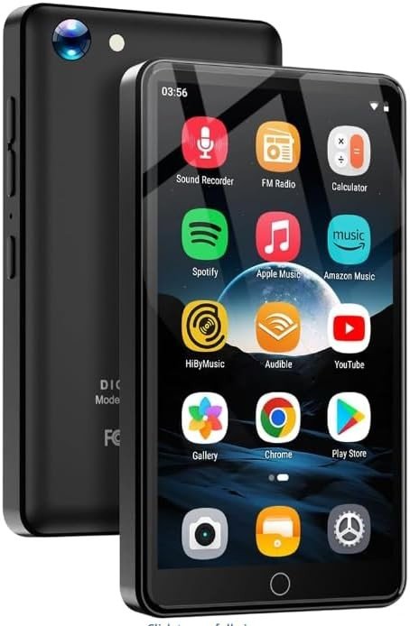 80GB MP3 Player WiFi Bluetooth 4.02" Touch Spotify Camera