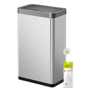 80L Stainless Steel Sensor Bin Touchless Soft Close - Kwikley