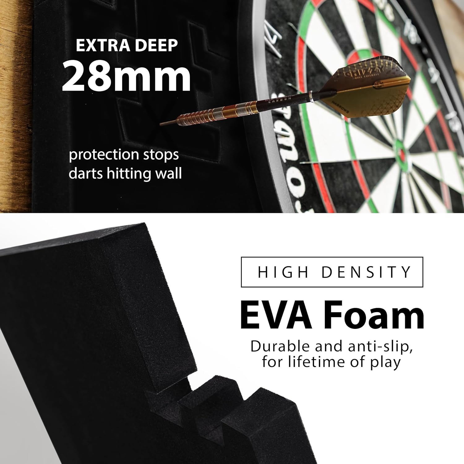 XL Dart Board Surround Ring Large Wall Protector Foam Panels