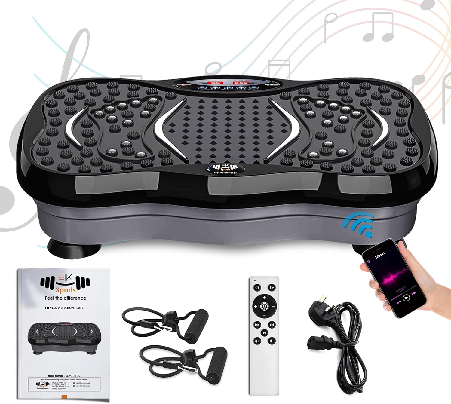 Vibration Plate Exercise Machine Whole Body Trainer 99 Levels