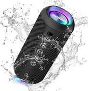 Portable Bluetooth Speaker 24W Waterproof IPX7 30H RGB Lights
