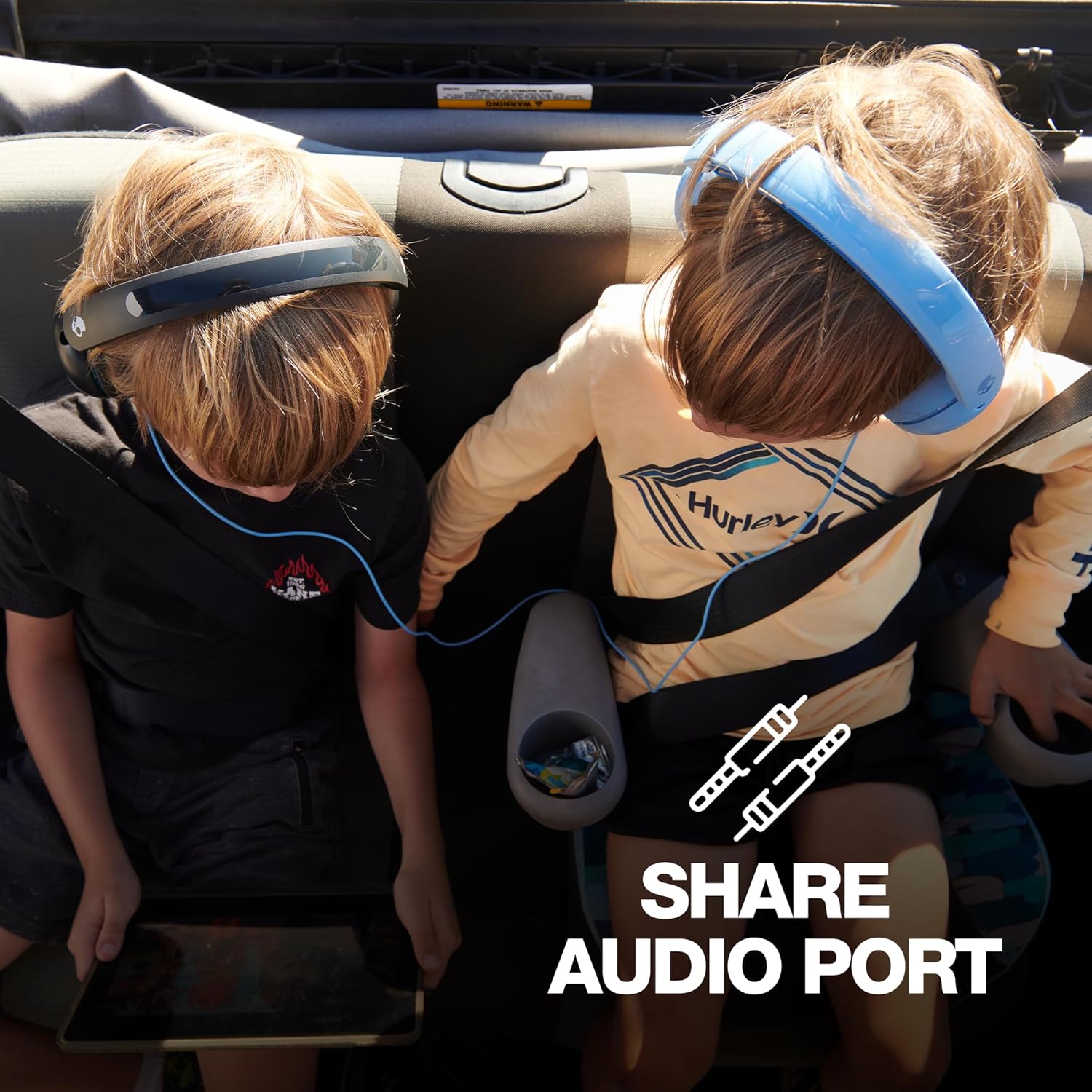 Kids Wireless Headphones 45H Battery Volume Limit Mic