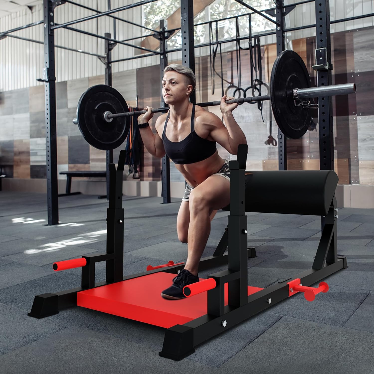 Hip Thrust Machine Glute Bridge Trainer Sissy Squat Bench Heavy Duty