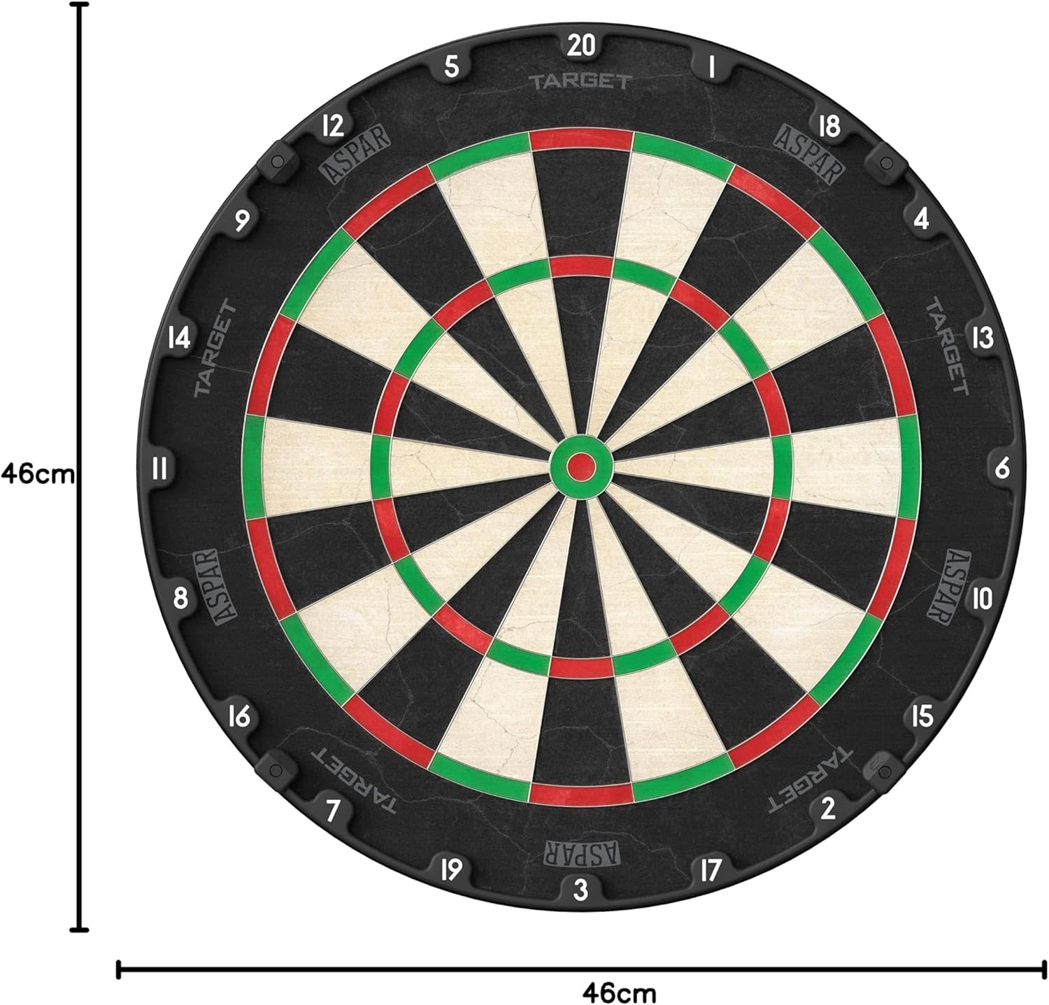 Bristle Dart Board Sisal Ultra Thin Wire Competition Size