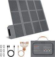 120W Foldable Solar Panel USB C USB A DC Camping Charger