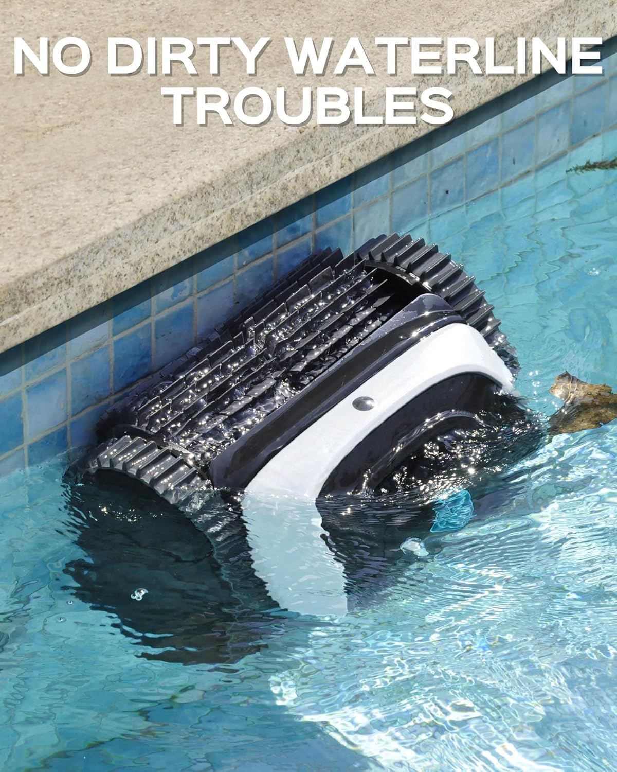 Robotic Pool Vacuum Cleaner Auto Inground Strong Suction Cordless