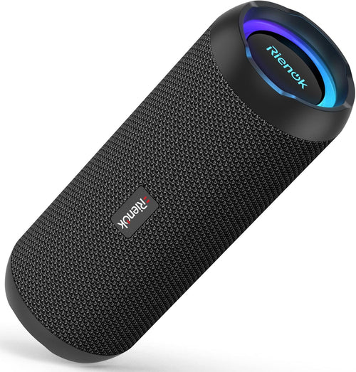 Portable Bluetooth Speaker 30W Stereo Bass Waterproof RGB Lights