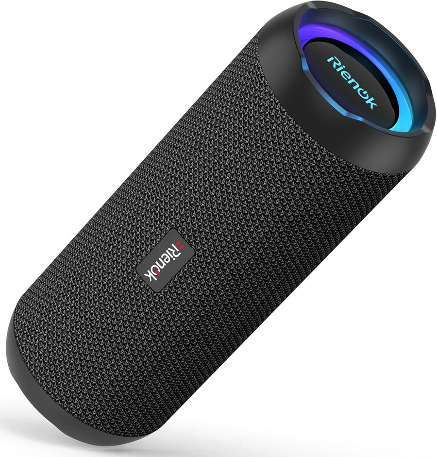Portable Bluetooth Speaker 30W Stereo Bass Waterproof RGB Lights
