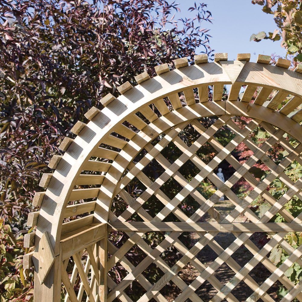 Wooden Garden Arbour Bench Pergola Seat Trellis Patio