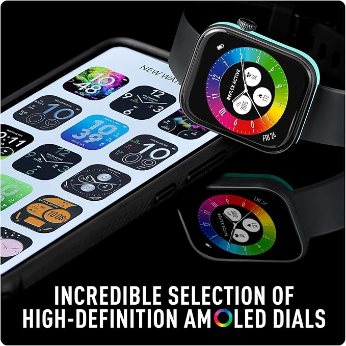 AMOLED Calling Smart Watch 1.85 Charcoal Strap