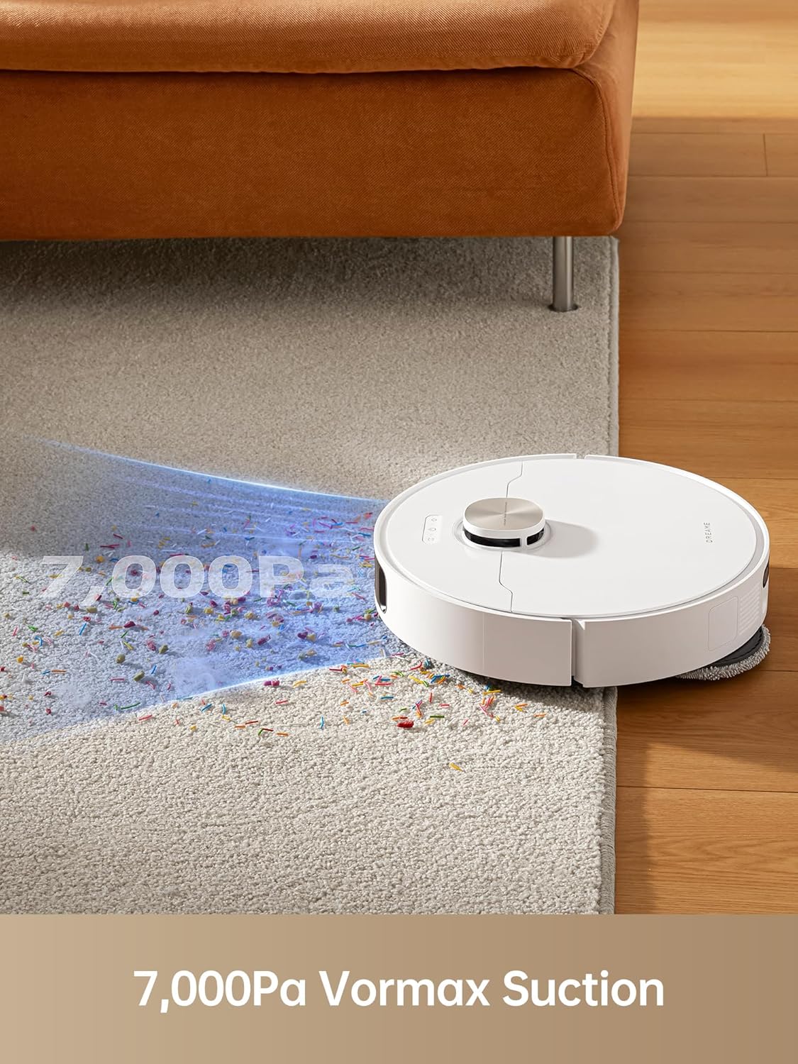Robot Vacuum Mop Self Empty 7000Pa LiDAR Hot Wash Smart Clean
