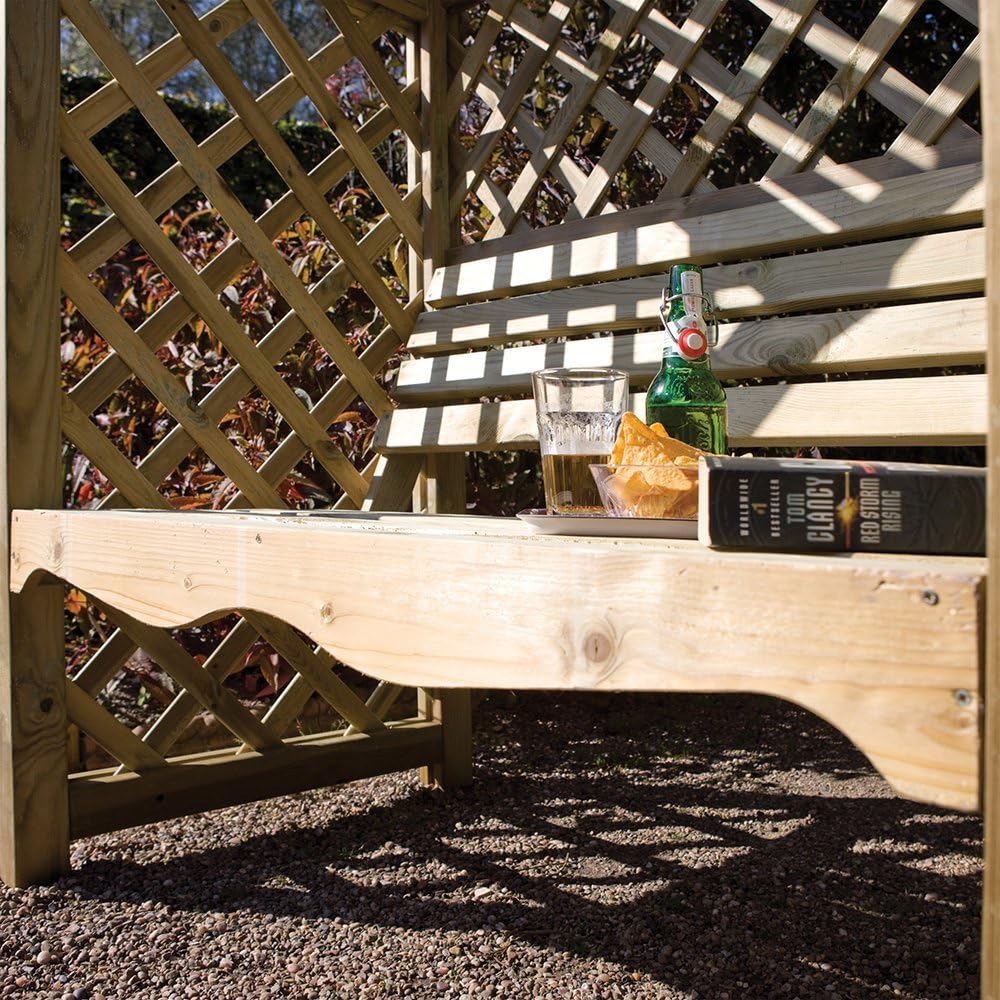 Wooden Garden Arbour Bench Pergola Seat Trellis Patio