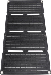 80W Foldable Solar Panel Charger Dual USB 12V Fast Charge