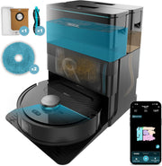 Robot Vacuum Mop Self Empty 15000Pa LiDAR Mapping Auto Wash 240min