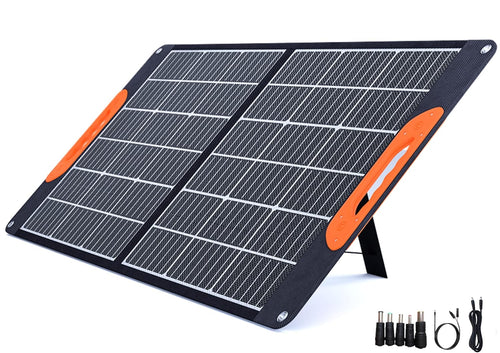 60W Portable Solar Panel Foldable USB C DC Charger RV