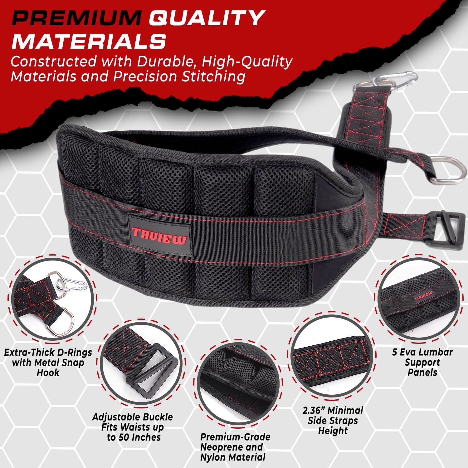 Belt Squat Weight Lifting Belt Heavy Duty Hip Thigh Support