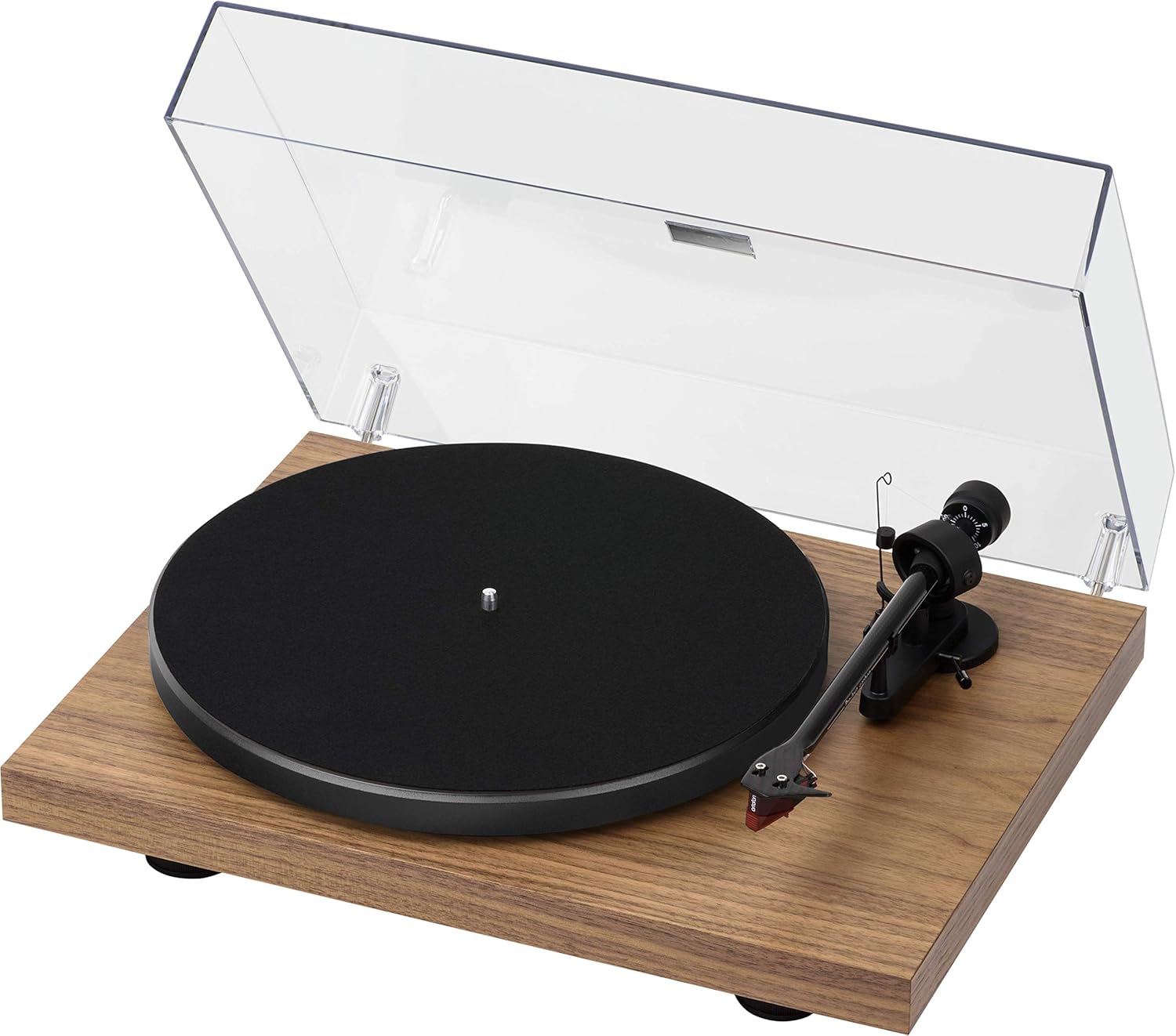 Walnut Carbon Tonearm Turntable with Ortofon 2M Red