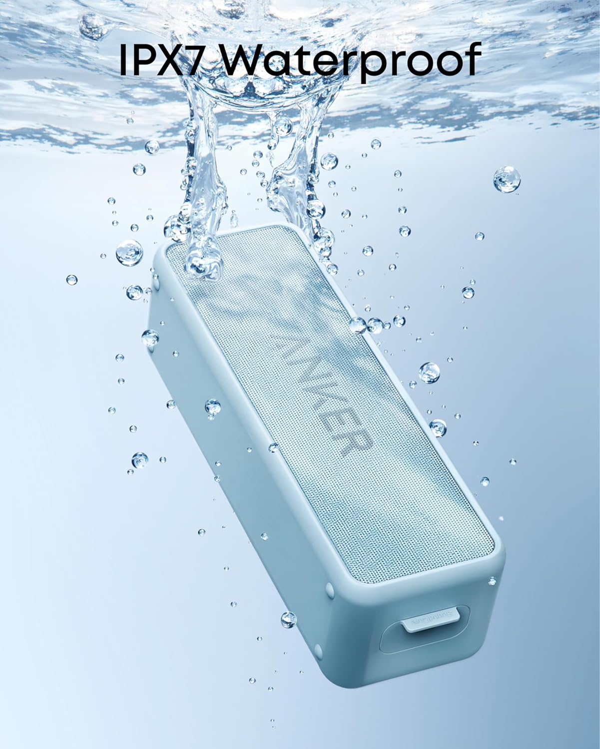 Wireless Portable Speaker 12W Stereo Sound Deep Bass 24 Hour Battery