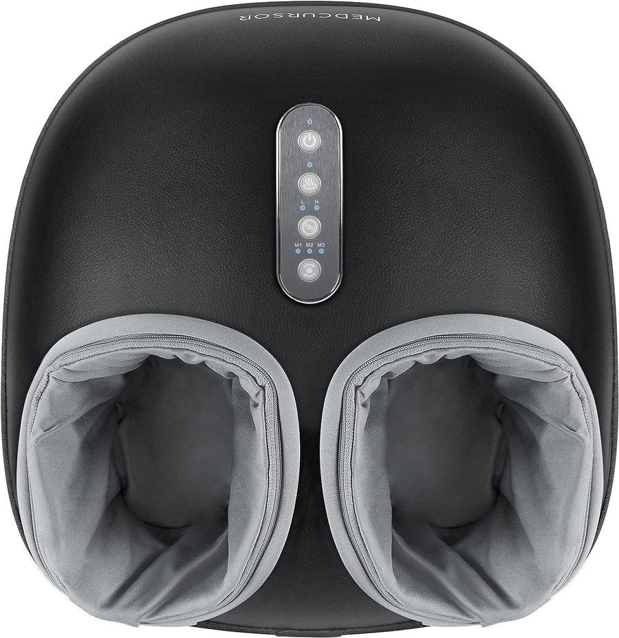 Shiatsu Foot Massager Heat Air Compression Deep Kneading Machine
