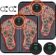EMS Foot Massager Pad TENS Muscle Stimulator Rechargeable