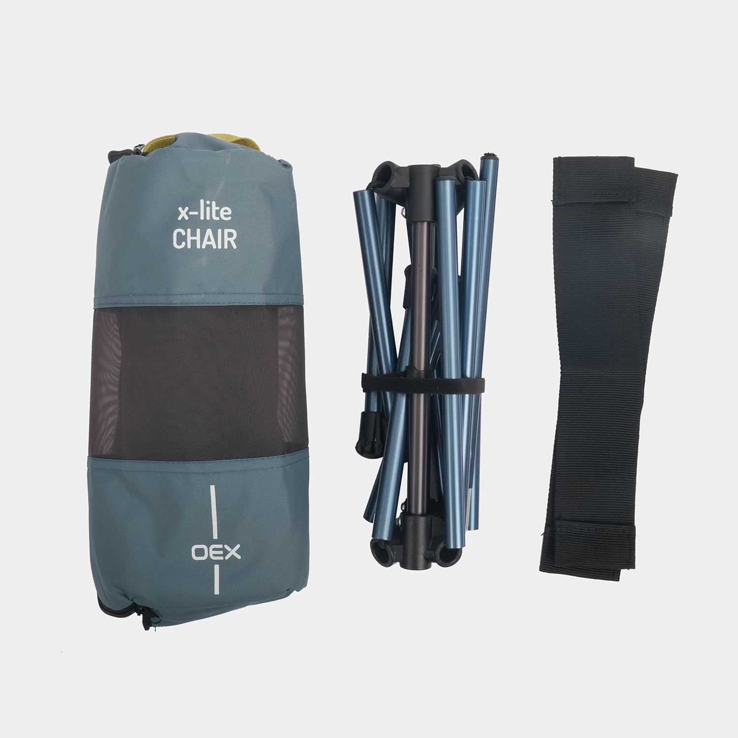 Blue Ultralight Folding Camping Chair Portable Seat