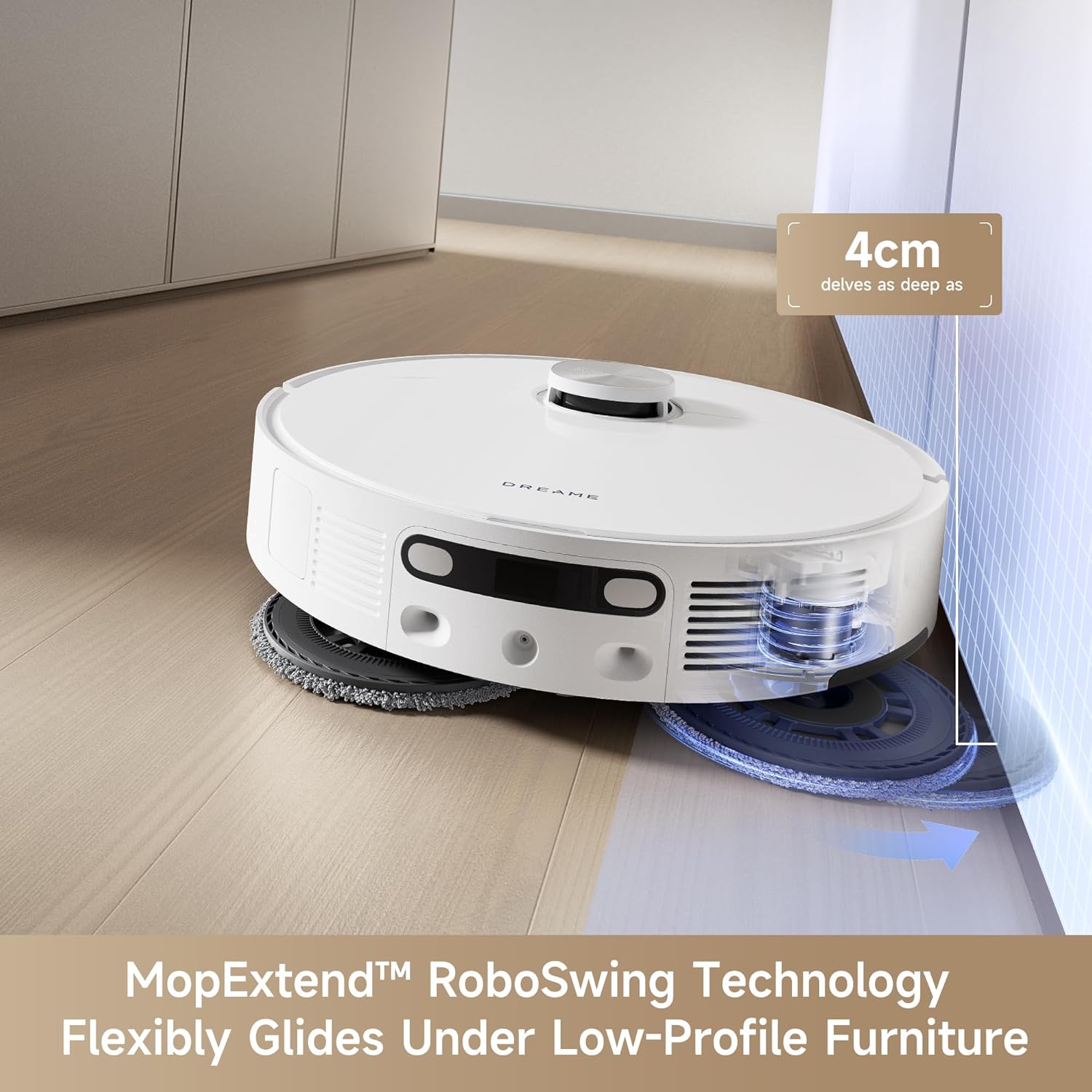 Robot Vacuum Mop 10000Pa Self Empty Wash Dry Smart