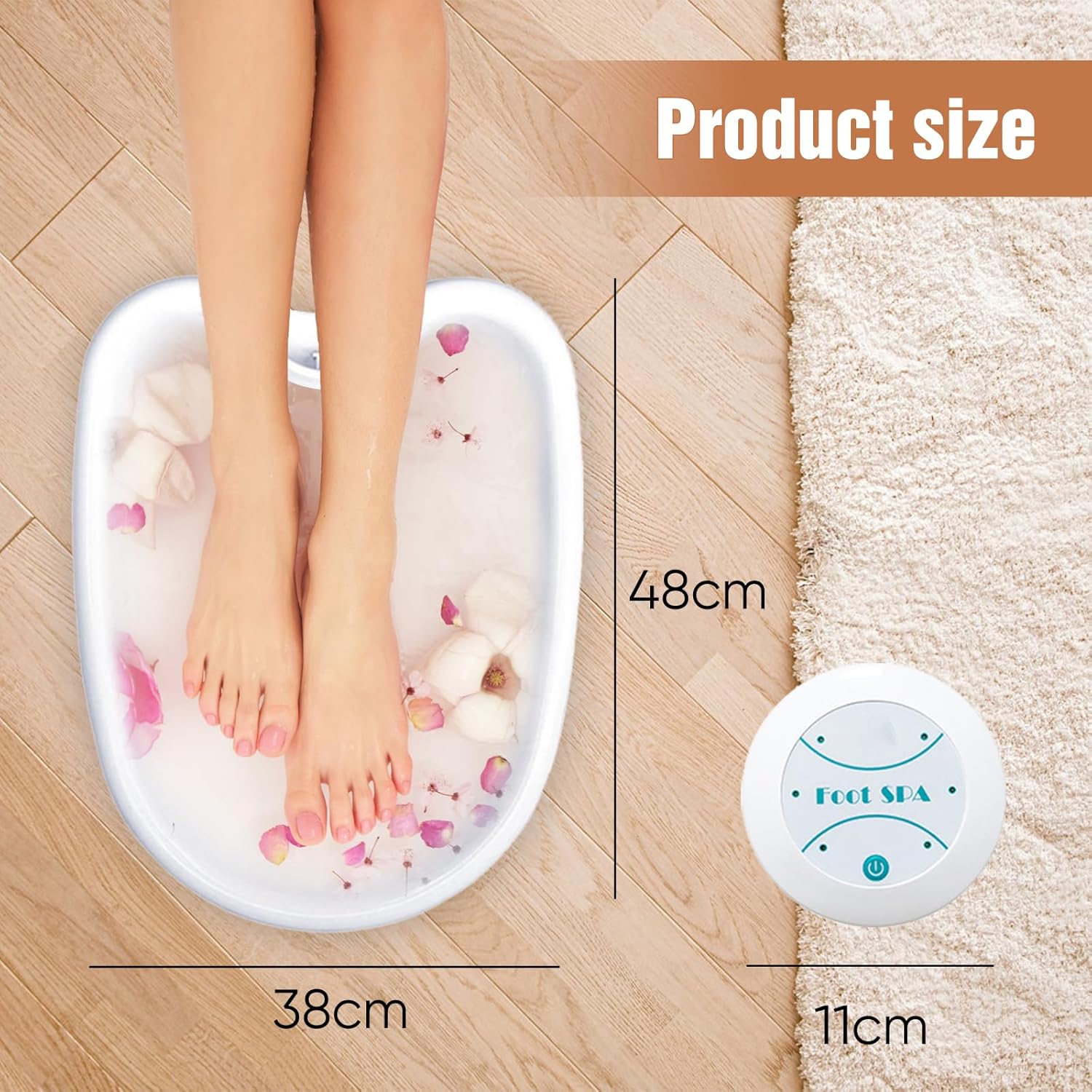 Ionic Foot Spa Detox Bath 2.0 Basin Foot Soak Relax Therapy