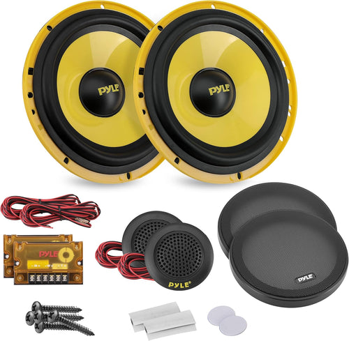 6.5 Inch Component Car Speakers 400W 2 Way High Performance Pair