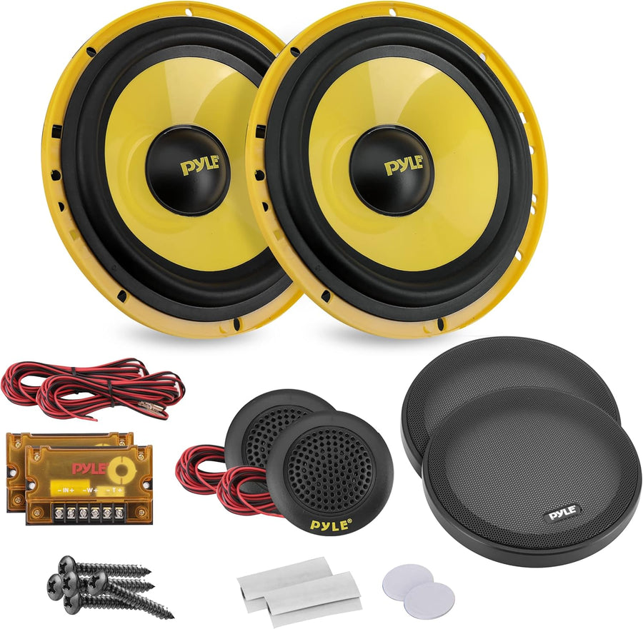 6.5 Inch Component Car Speakers 400W 2 Way High Performance Pair