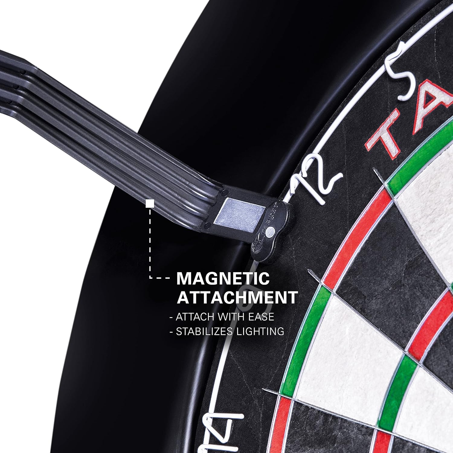 LED Dartboard Light Ring Shadow Free 360 Lighting Magnetic Fit