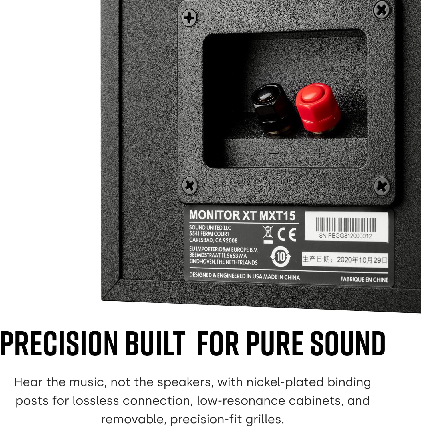 Bookshelf Speakers Hi Res Audio Dolby Atmos DTS X Compact Pair