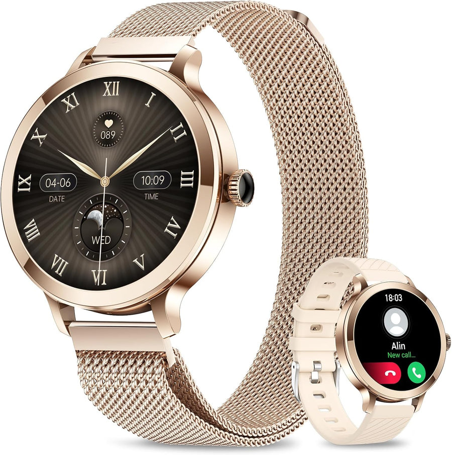 Ladies Small AMOLED Smart Watch Call 100 Sports